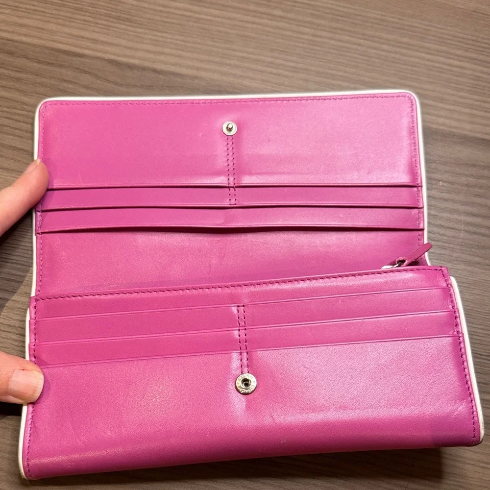 Coach Vibrant Pink Women's Wallet